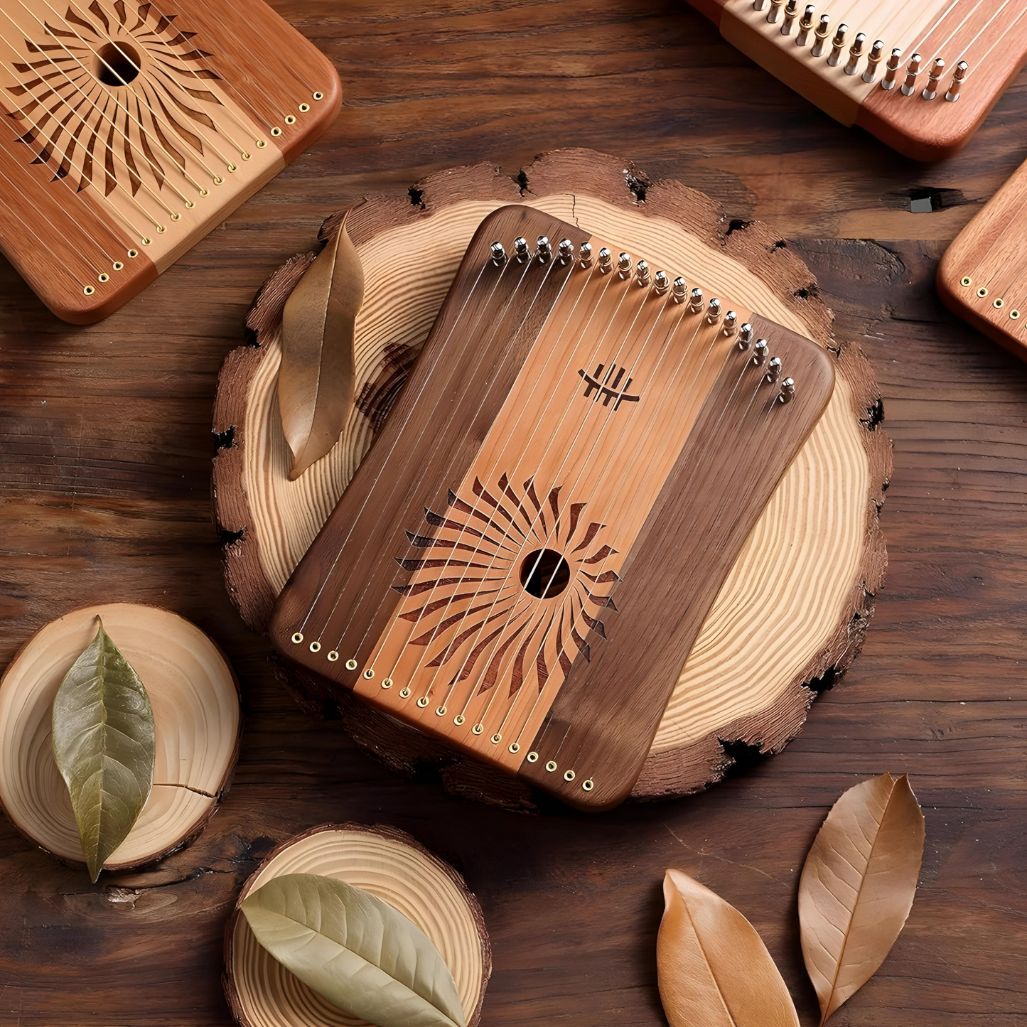 GMP 17-string KaLyre Cherrywood - KL17-CHERRYWOOD - Groove Masters Percussion