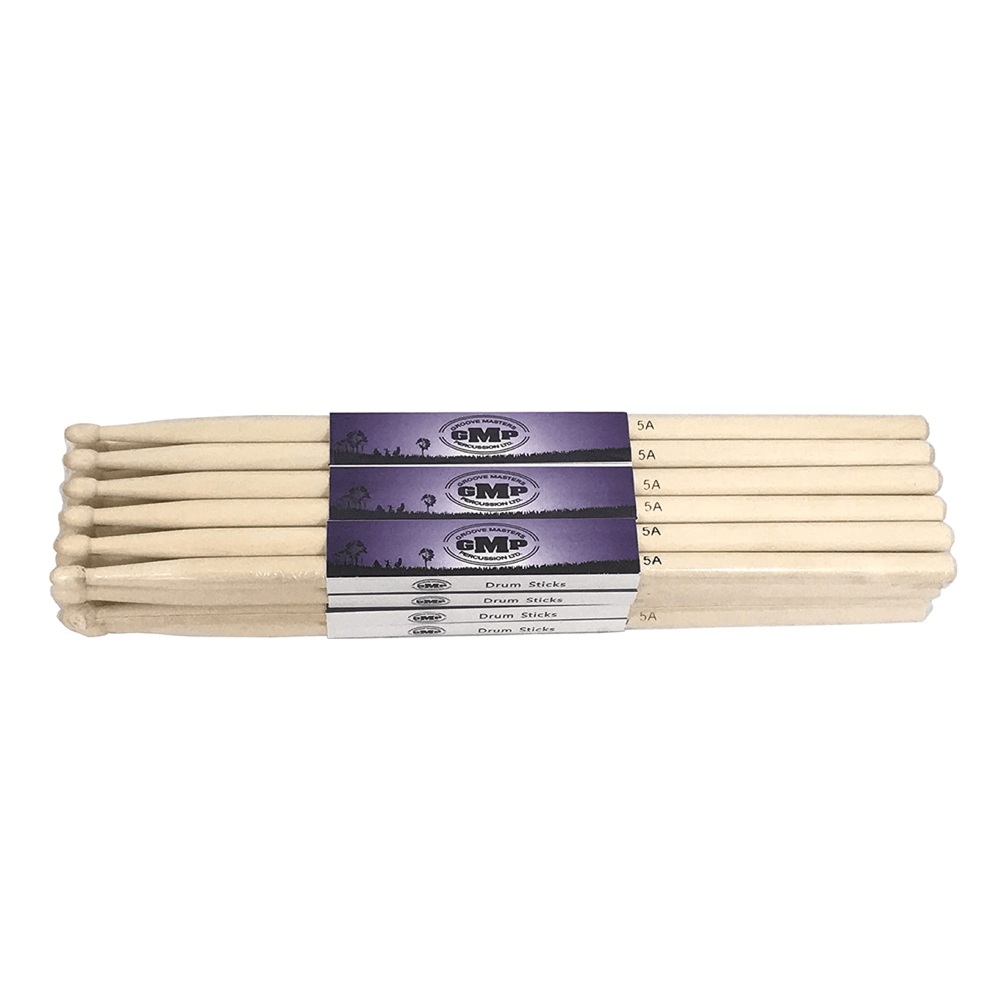 GMP 5A Drum Sticks 12 Pairs - STK-M5AW - Groove Masters Percussion