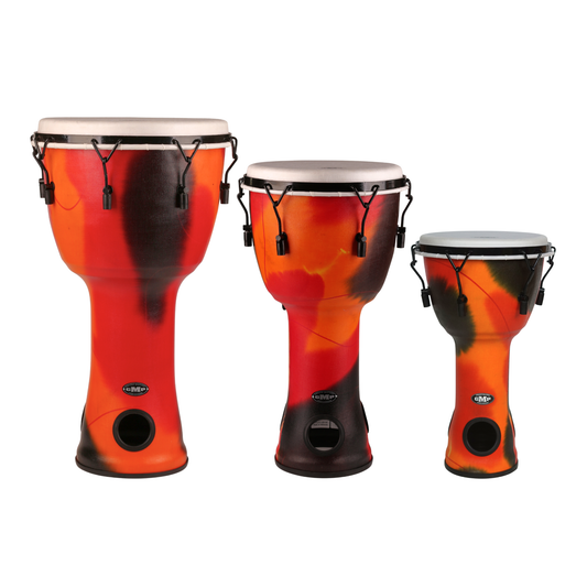 GMP AirDrum™ Lug-Tuned Abstract Orange - ESP(3 sizes)TU-AIR-10C - Groove Masters Percussion