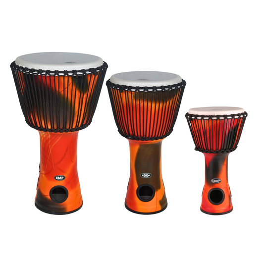 GMP AirDrum Rope-Tuned Abstract Orange - ESP(3 sizes)-AIR-10C - Groove Masters Percussion
