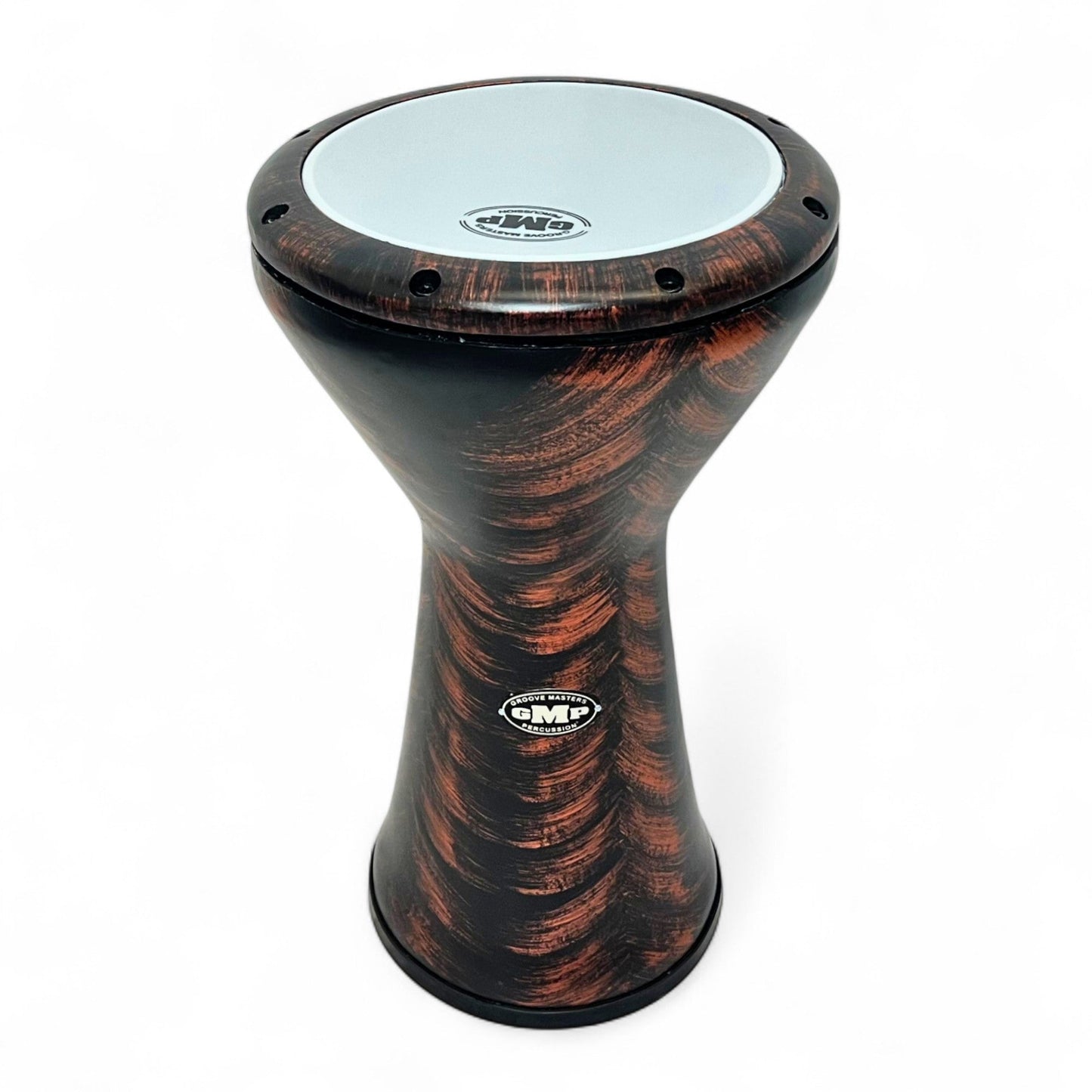 Goblet Drums | Gmp Fibreglass Doumbek / Darbuka 3 Colors Silver/black Brush | Groove Masters Percussion