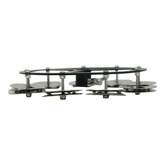 GMP Hi Hat Tambourine w/ Steel Jingles - FL-HI-STL - Groove Masters Percussion