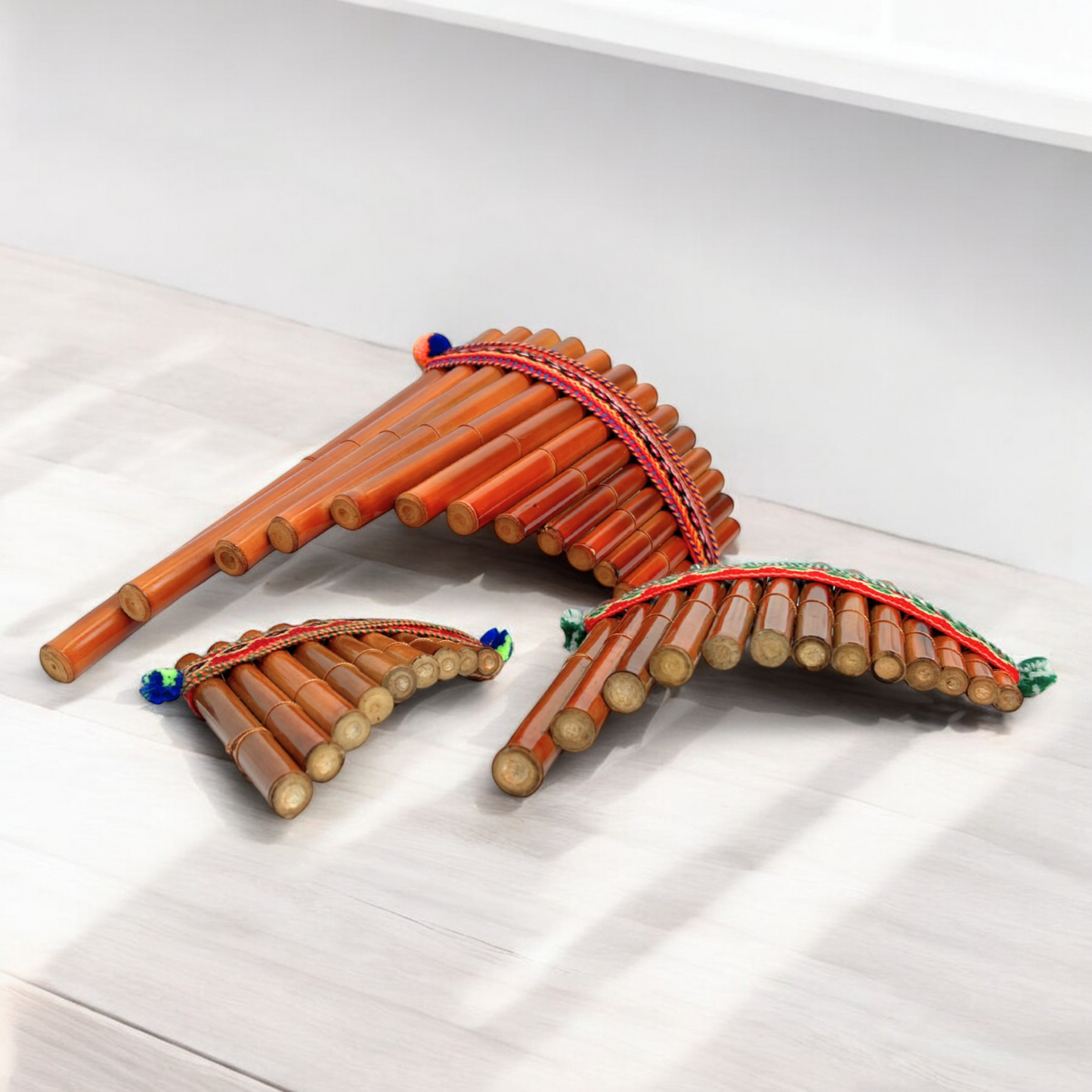 GMP Peruvian Bamboo Pan Flute 3 Sizes - pan flute