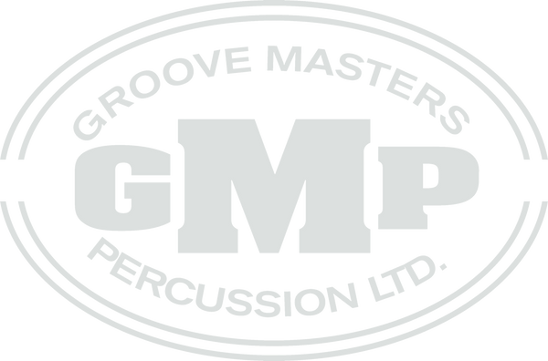 Groove Masters Percussion Logo White