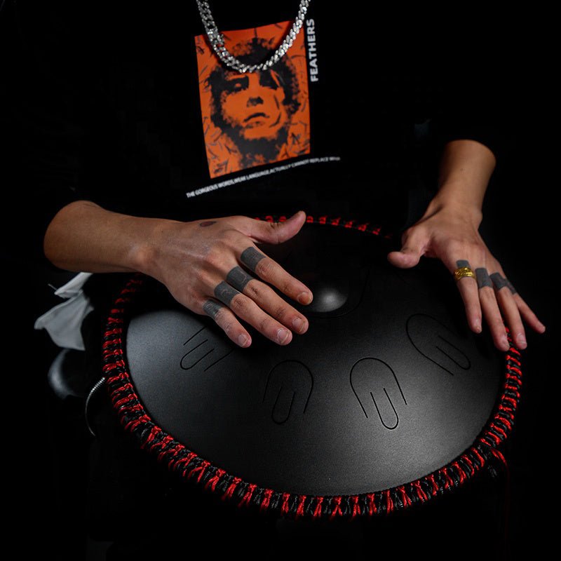 MUSICAL INSTRUMENTS | STEEL DRUMS: SATORI 14’’ HANDPAN TONGUE DRUM/RAIN DRUM