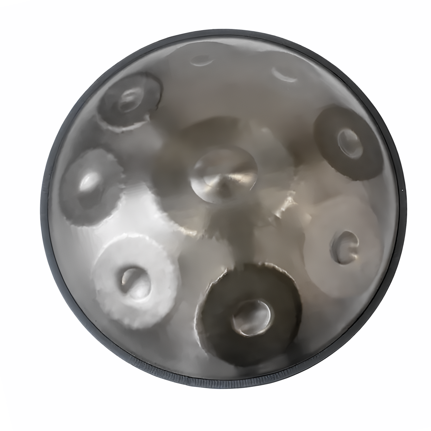 GMP 22’’ Steel Handpan Drum - HD-HB10-(2 colours) - Silver - handpan
