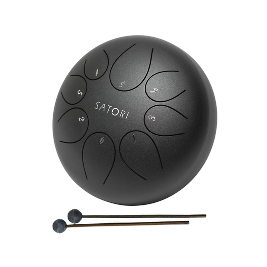 MUSICAL INSTRUMENTS | STEEL DRUMS: SATORI 8’’ MINI TONGUE/RAIN DRUM 8-NOTE