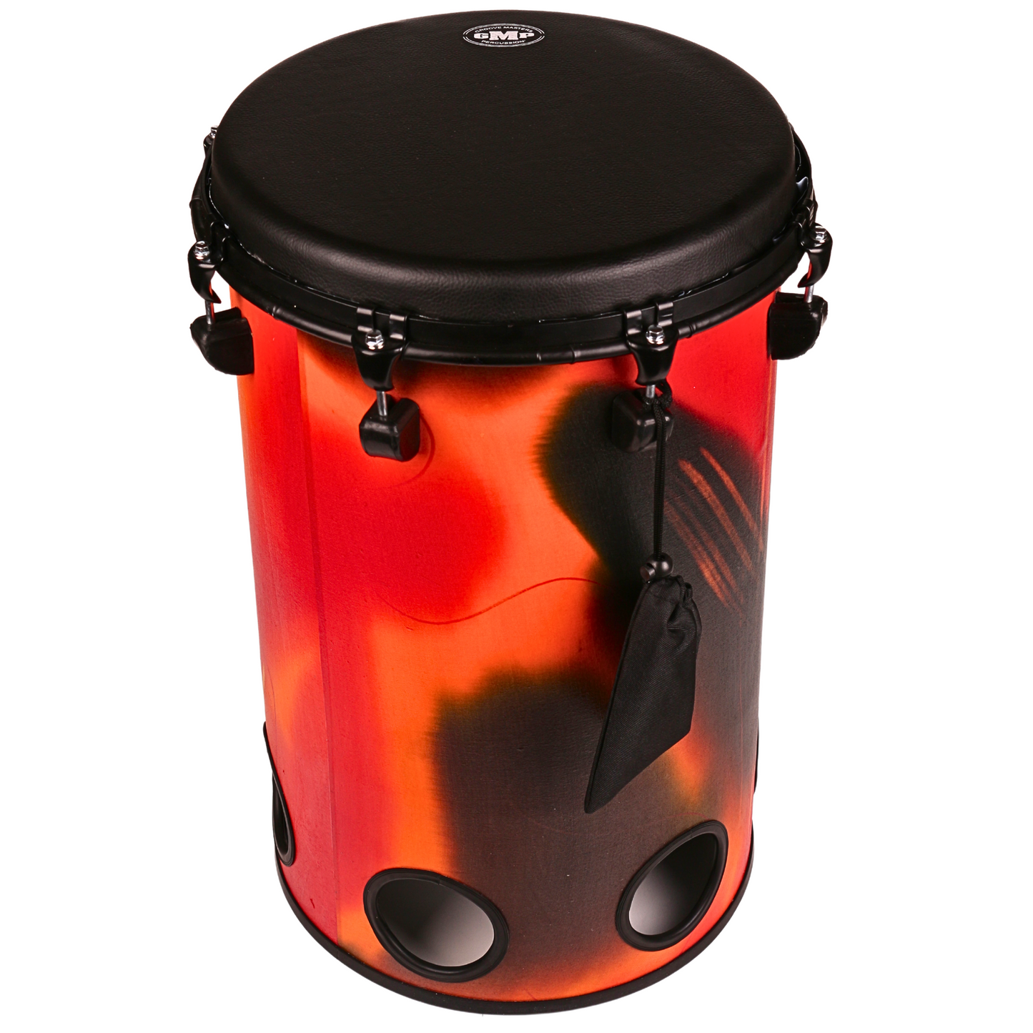 3-Piece Tuneable Tubolo Abstract Orange - TUBO-TU-SET3-10C - Groove Masters Percussion