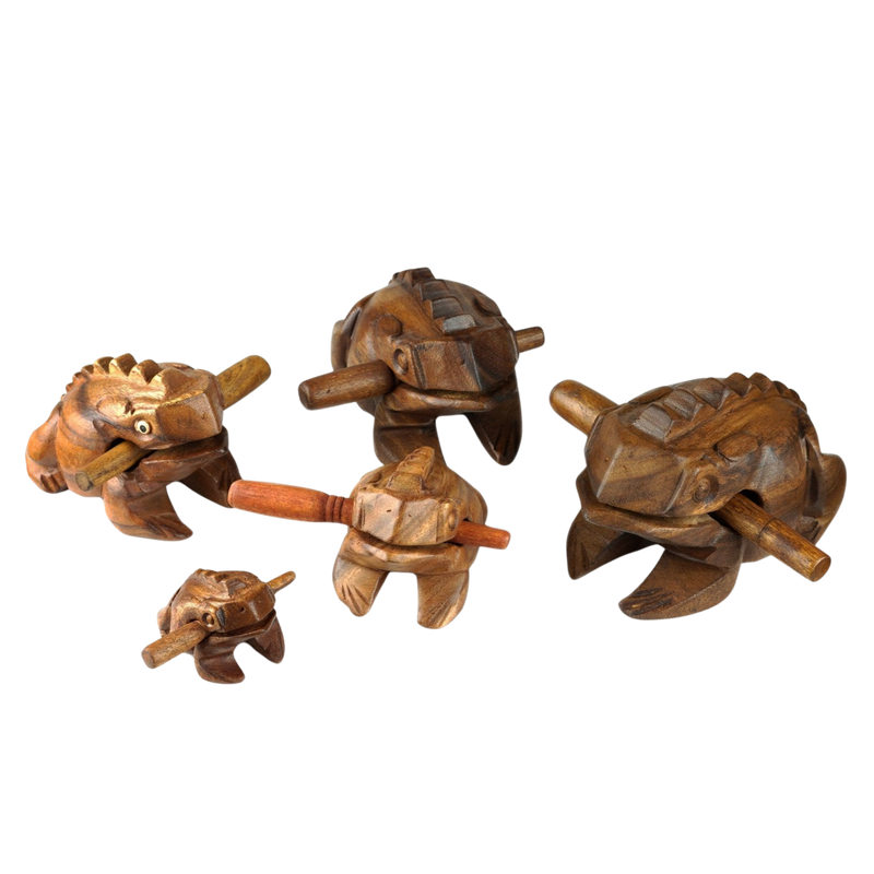 wooden frog guiros