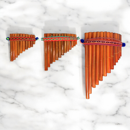 GMP Peruvian Bamboo Pan Flute, 3 Sizes