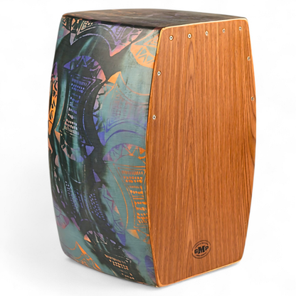 GMP Pro Bass Port Cajon, Ocean Blue - CAJON-PVC-1C