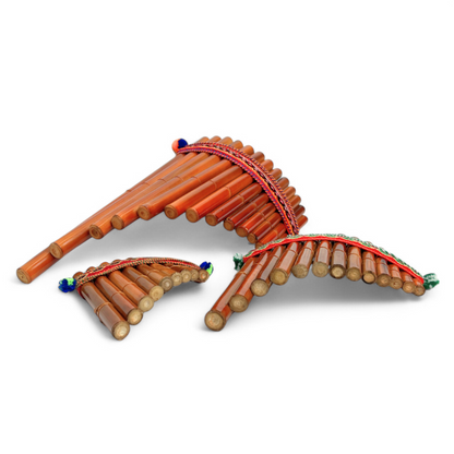 GMP Peruvian Bamboo Pan Flute, 3 Sizes