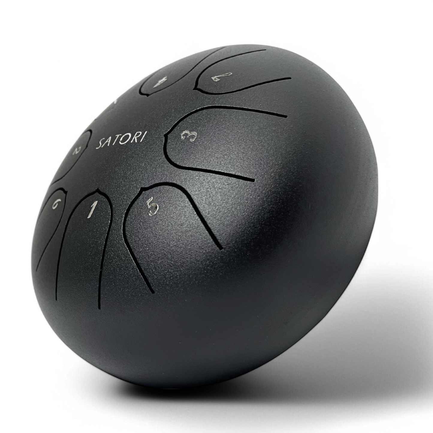SATORI 6’’ Lotus Mini Tongue Drum / Rain 8-Note Stainless Steel - TDM-TC8-6 - Metal drum