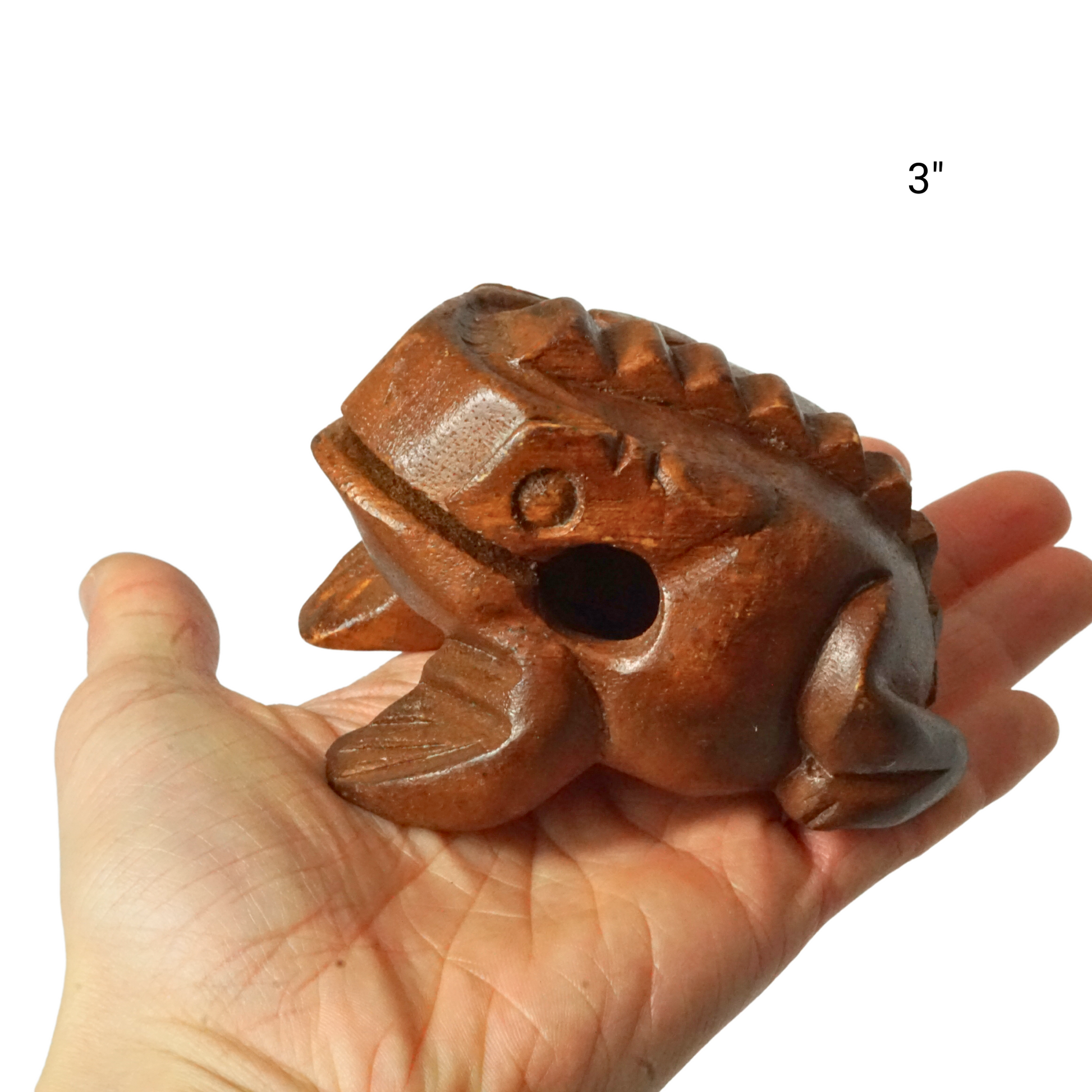 GUIROS | GMP FROG GUIRO FAMILY 3-PIECE SET | HAND-CARVED WOODEN PERCUSSION