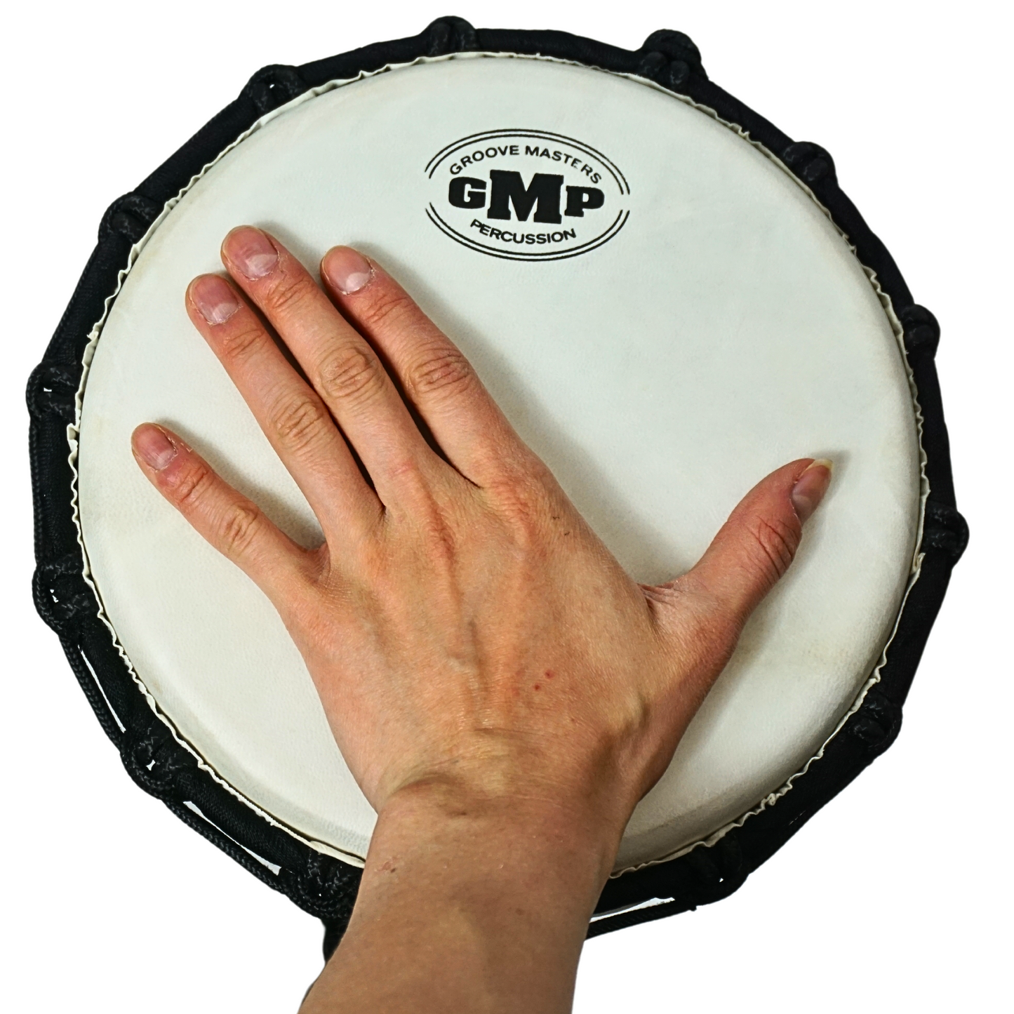 GMP Mahogany Djembe with Ocean Carving (2 Sizes)