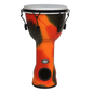 DJEMBES | GMP AIRDRUM™ DJEMBE LUG-TUNED (TUNEABLE) ABSTRACT ORANGE | 3 SIZES