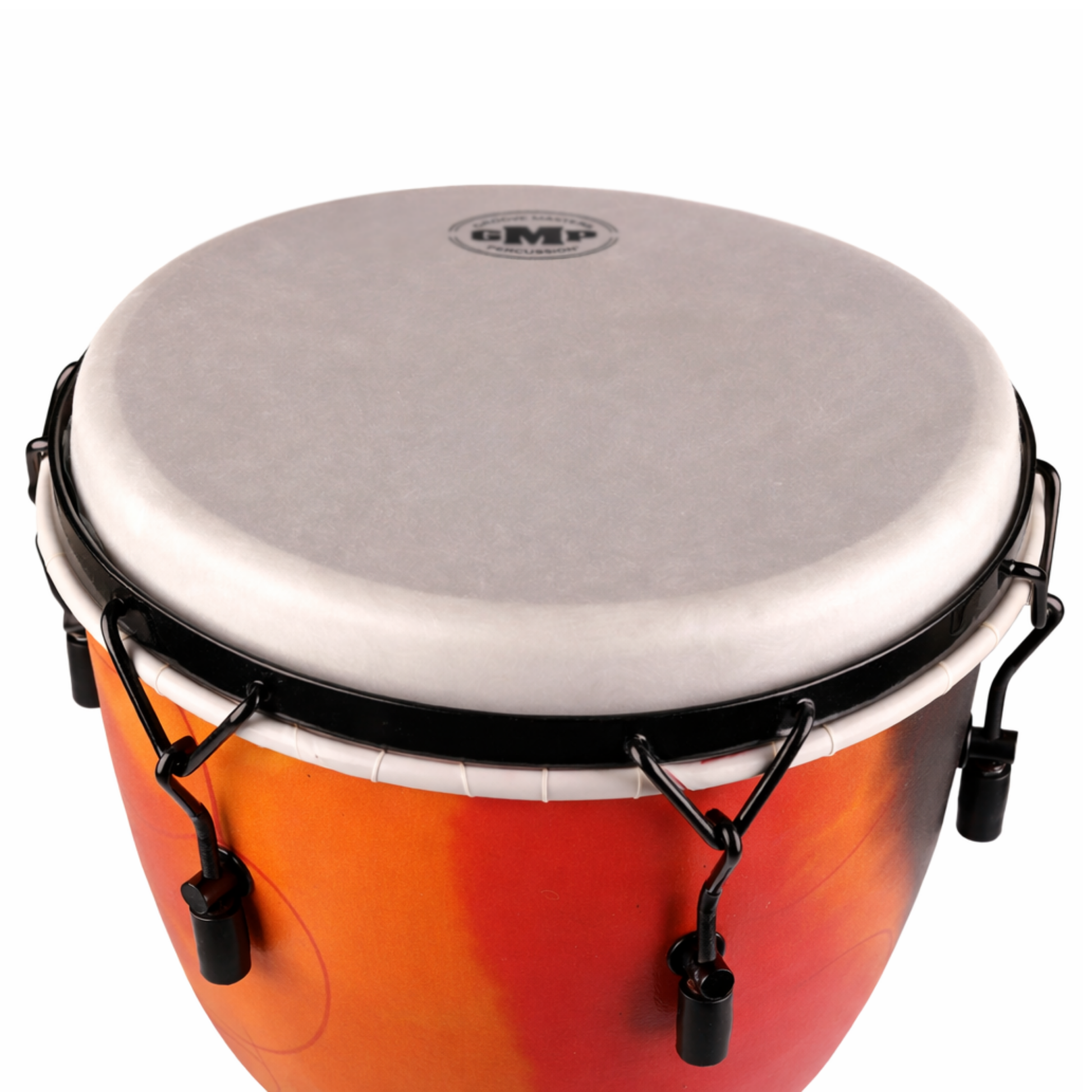 DJEMBES | GMP AIRDRUM™ DJEMBE LUG-TUNED (TUNEABLE) ABSTRACT ORANGE | 3 SIZES