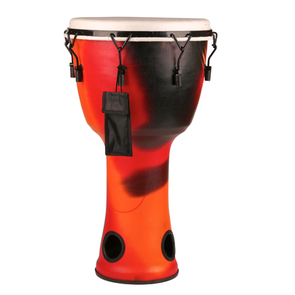 DJEMBES | GMP AIRDRUM™ DJEMBE LUG-TUNED (TUNEABLE) ABSTRACT ORANGE | 3 SIZES