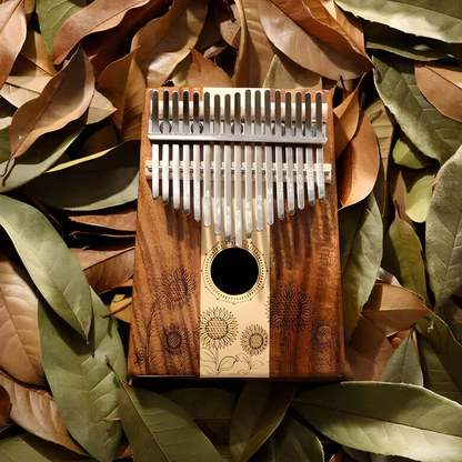 GMP 17-Key Sunflower Acacia & Maple Kalimba / Thumb Piano - KGT17-KOA