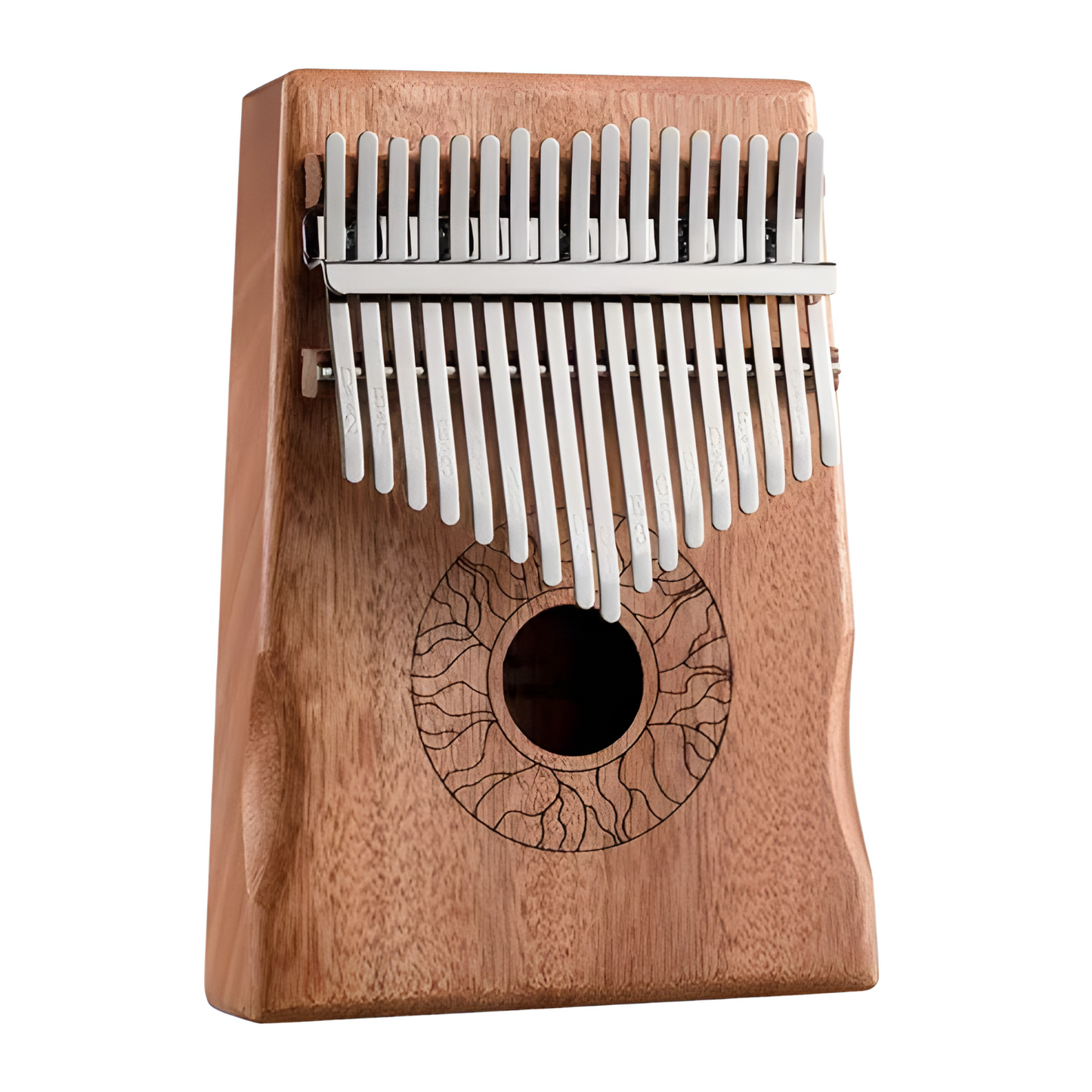 GMP 17-Key Lotus Leaf Kalimba / Thumb Piano - KHD17-MAHOGANY