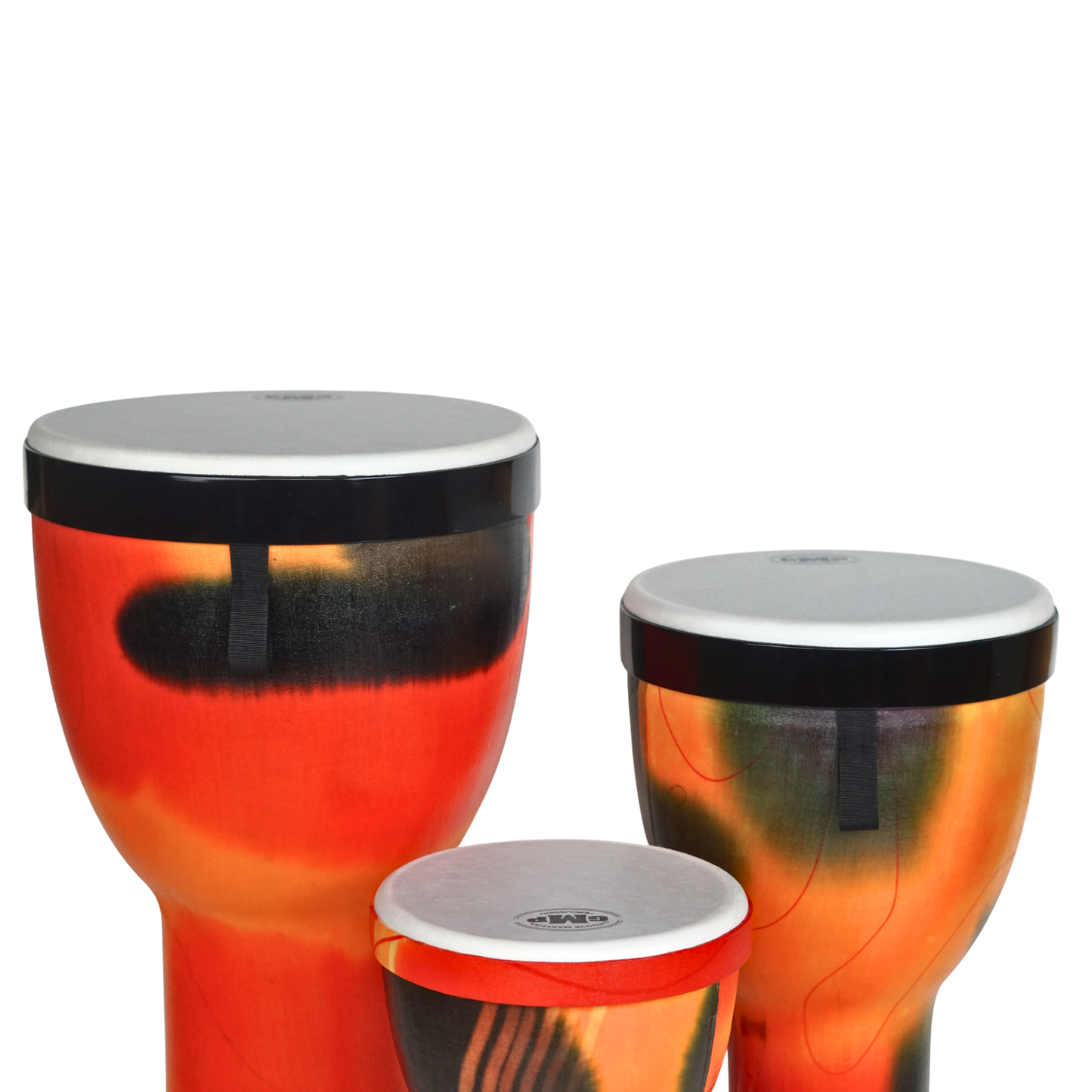 GMP Nesting AirDrums 3-pc Set (Abstract Orange) - NESTDRUM-10C