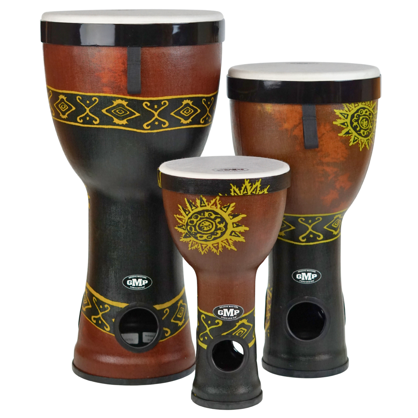 GMP Nesting AirDrums 3-pc Set (Baliku Chocolate) - NESTDRUM-8C