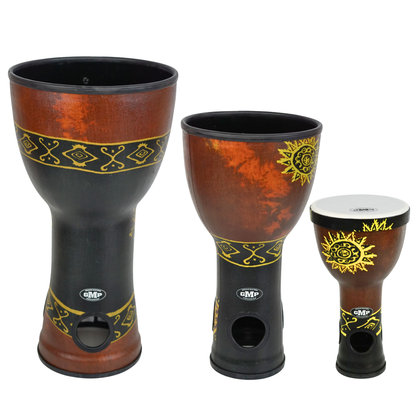 GMP Nesting AirDrums 3-pc Set (Baliku Chocolate) - NESTDRUM-8C