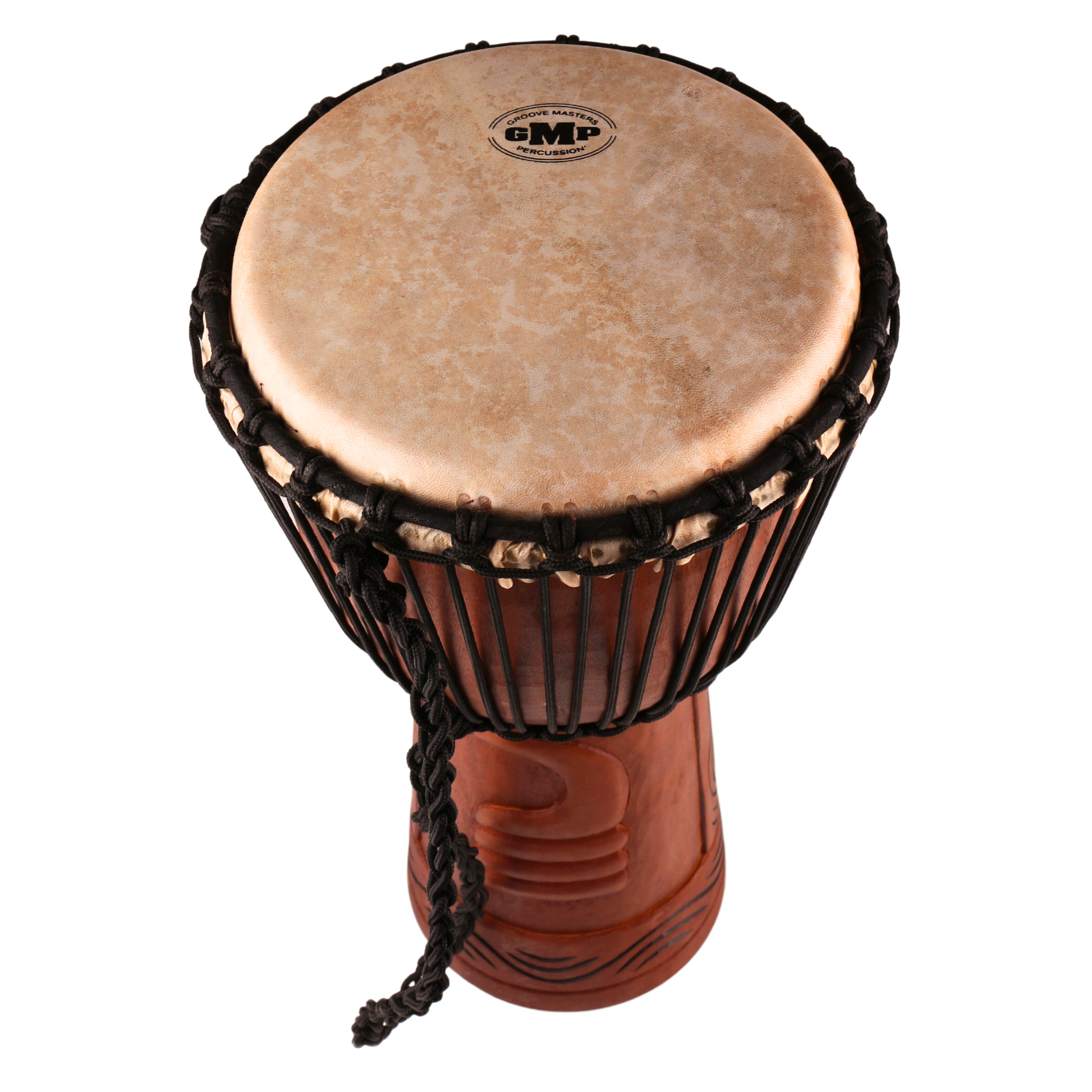 Pro Series Djembe, Horn of Strength Carving 3 Sizes