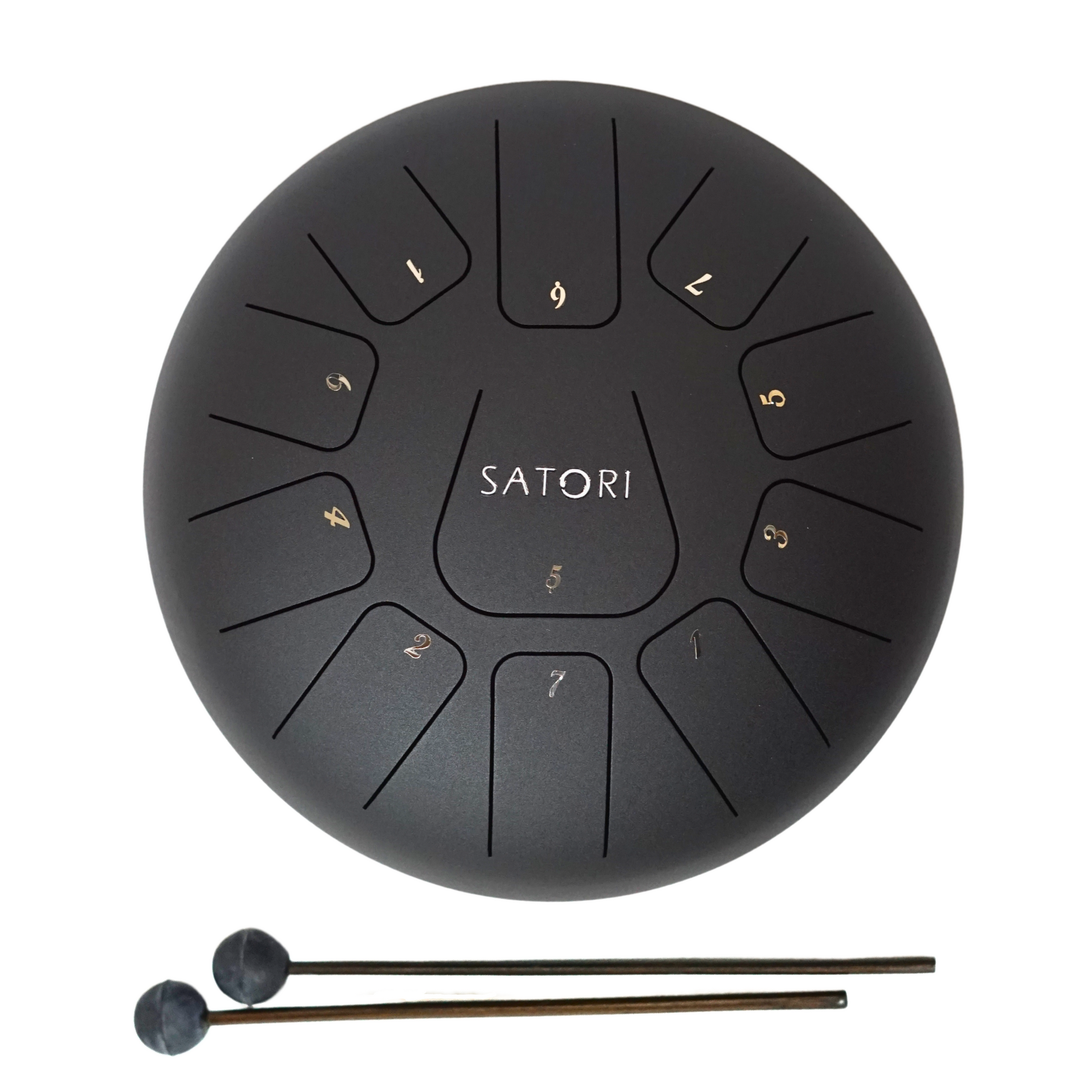 SATORI 10’’ Tongue Drum/Rain Drum Carbon Steel - TDM-THF11-10