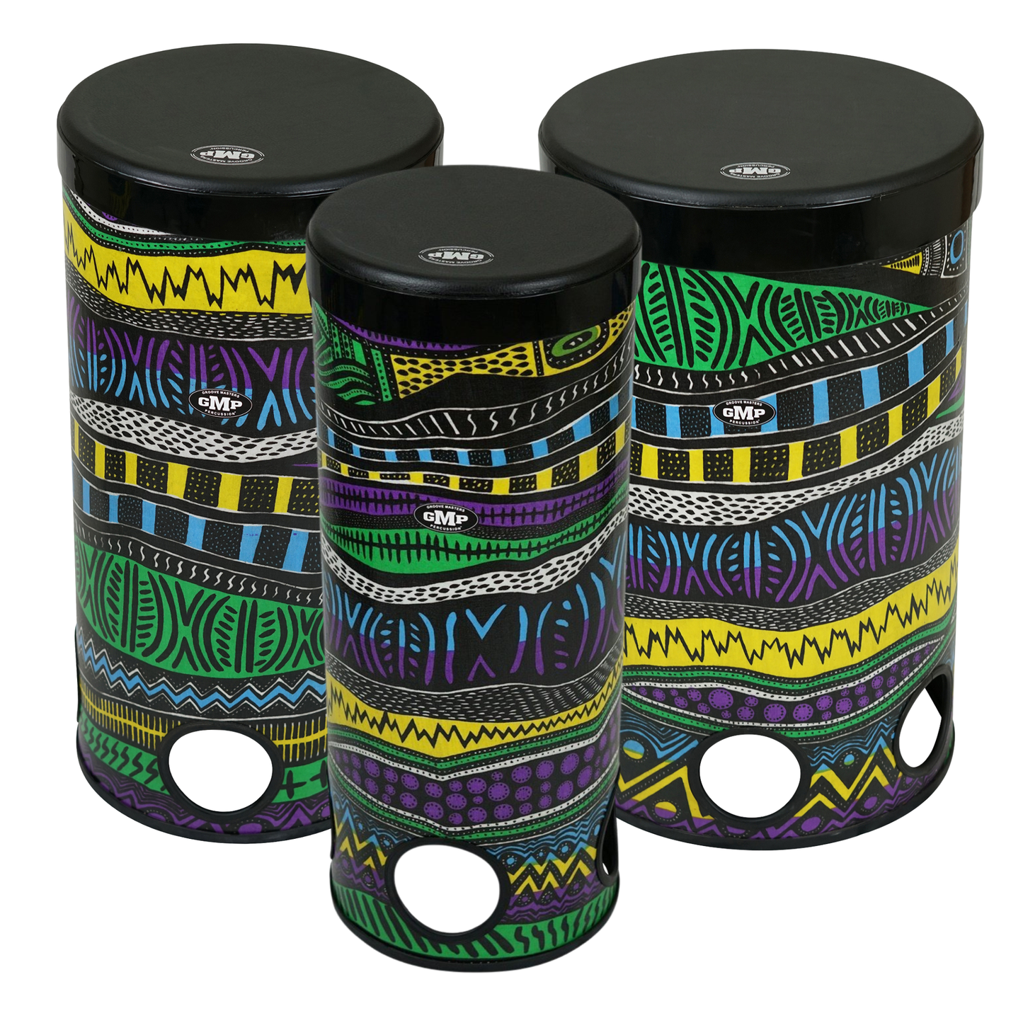 3-Piece Stackable Tubolo Set (10", 12", 14") - Caribbean
