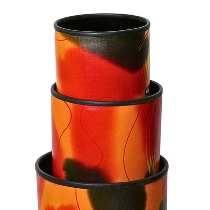 Stackable Tubolo, Orange (3 Sizes or Set) - TUBO(size)STK-10C