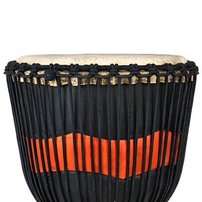 GMP Pro Series Djembe, Diamond Carving Red/Black (3 Sizes)