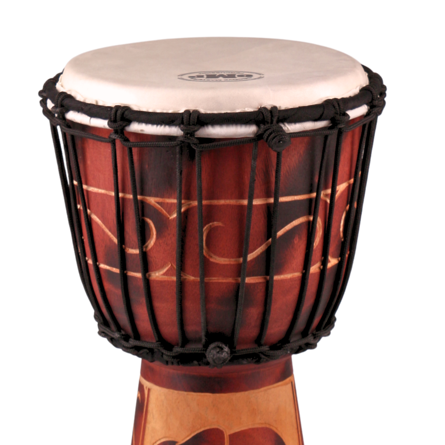 GMP Elephant Carved Djembe - DJ40ZC-B2 (3 sizes)