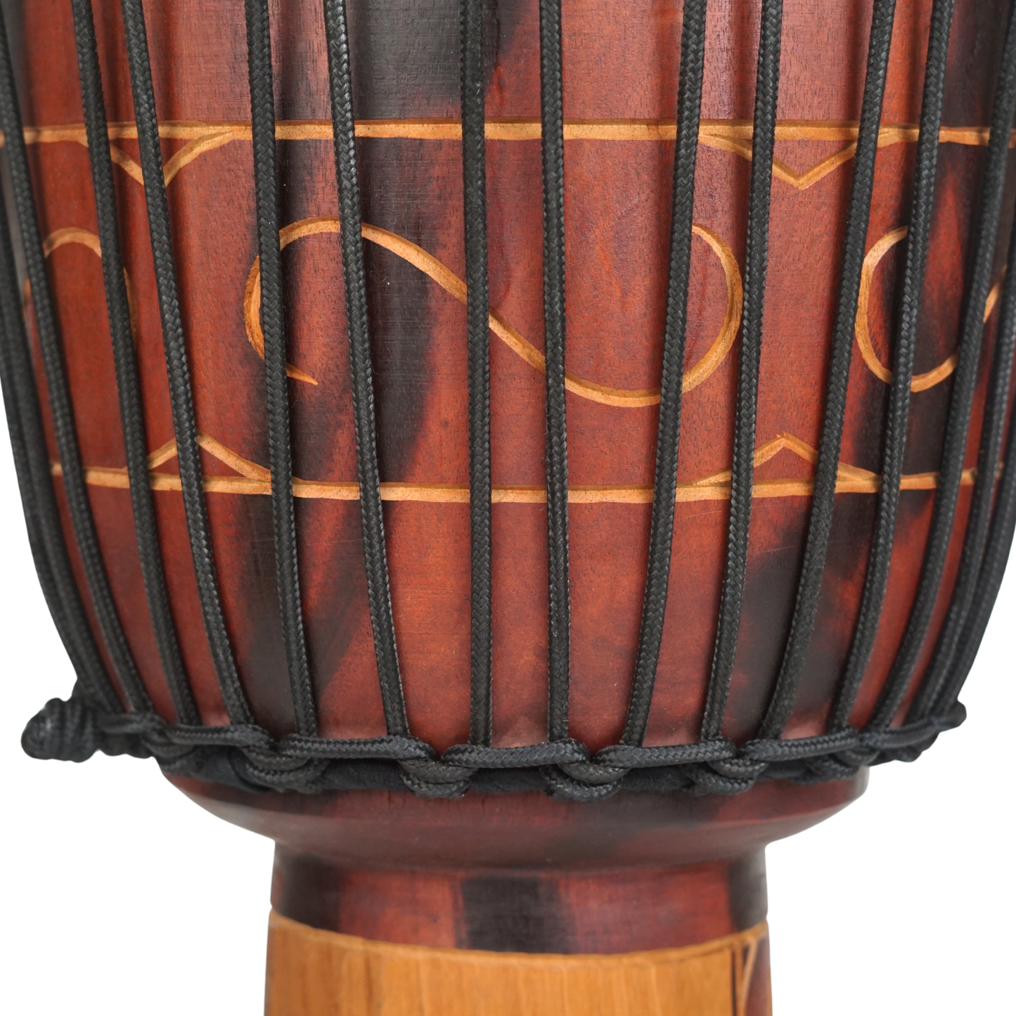 GMP Elephant Carved Djembe - DJ40ZC-B2 (3 sizes)