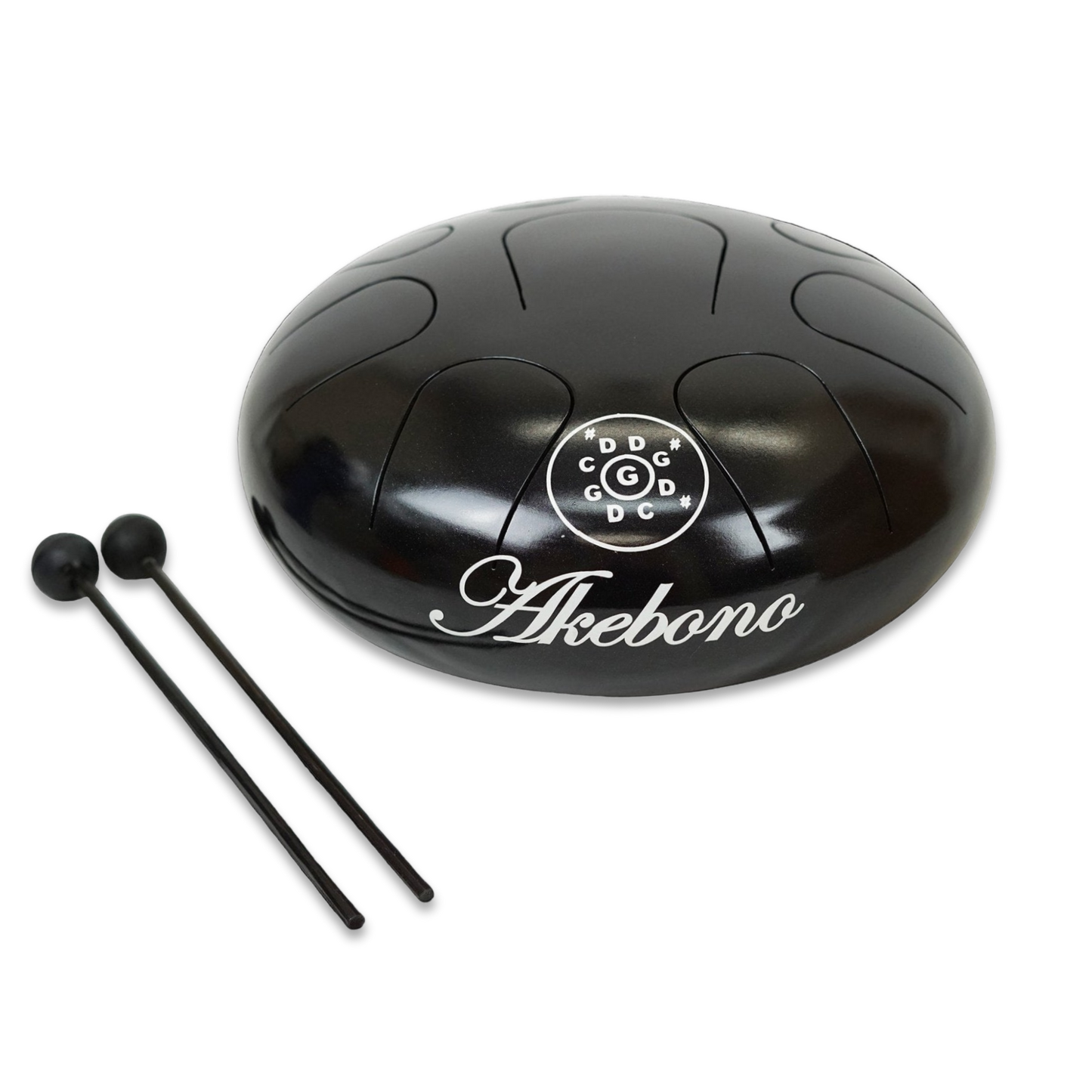 Steel Tongue Drum, 10" Black - TDM-AKBK/AEBK