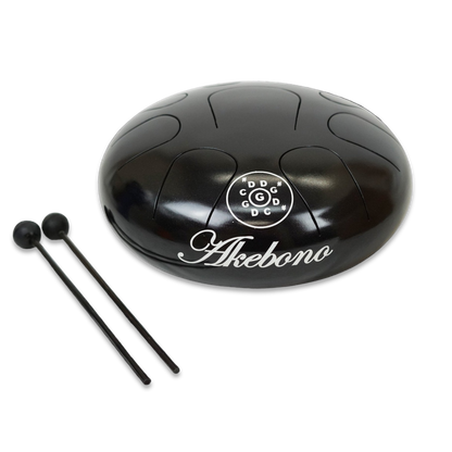 Steel Tongue Drum, 10" Black - TDM-AKBK/AEBK