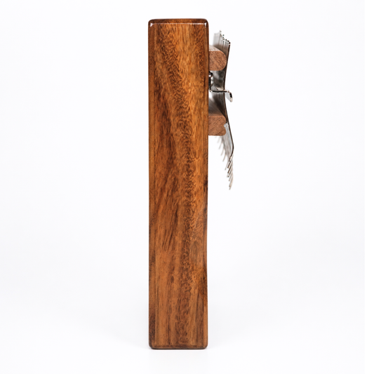 GMP 17-Key Koa Kalimba / Thumb Piano Carved with Palm Rest - KD17-KOA - Groove Masters Percussion