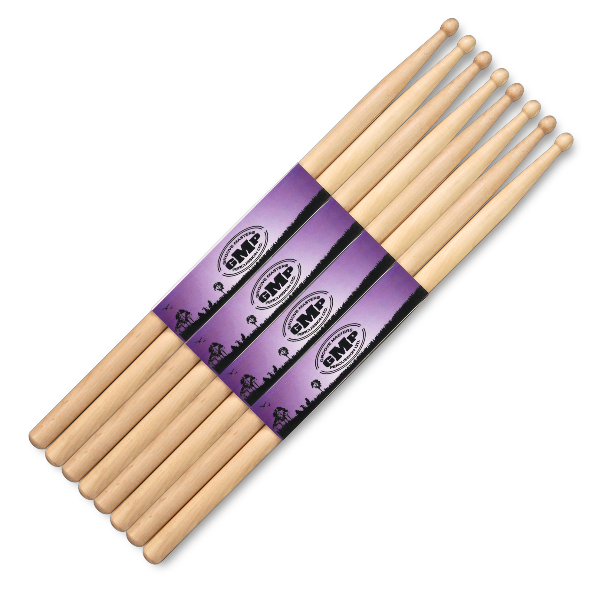 GMP 5B Drum Sticks 12 Pairs - STK-M5BW - Groove Masters Percussion