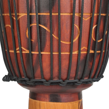 GMP Elephant motif Djembe - DJ(choose size)ZC-B2 - Groove Masters Percussion