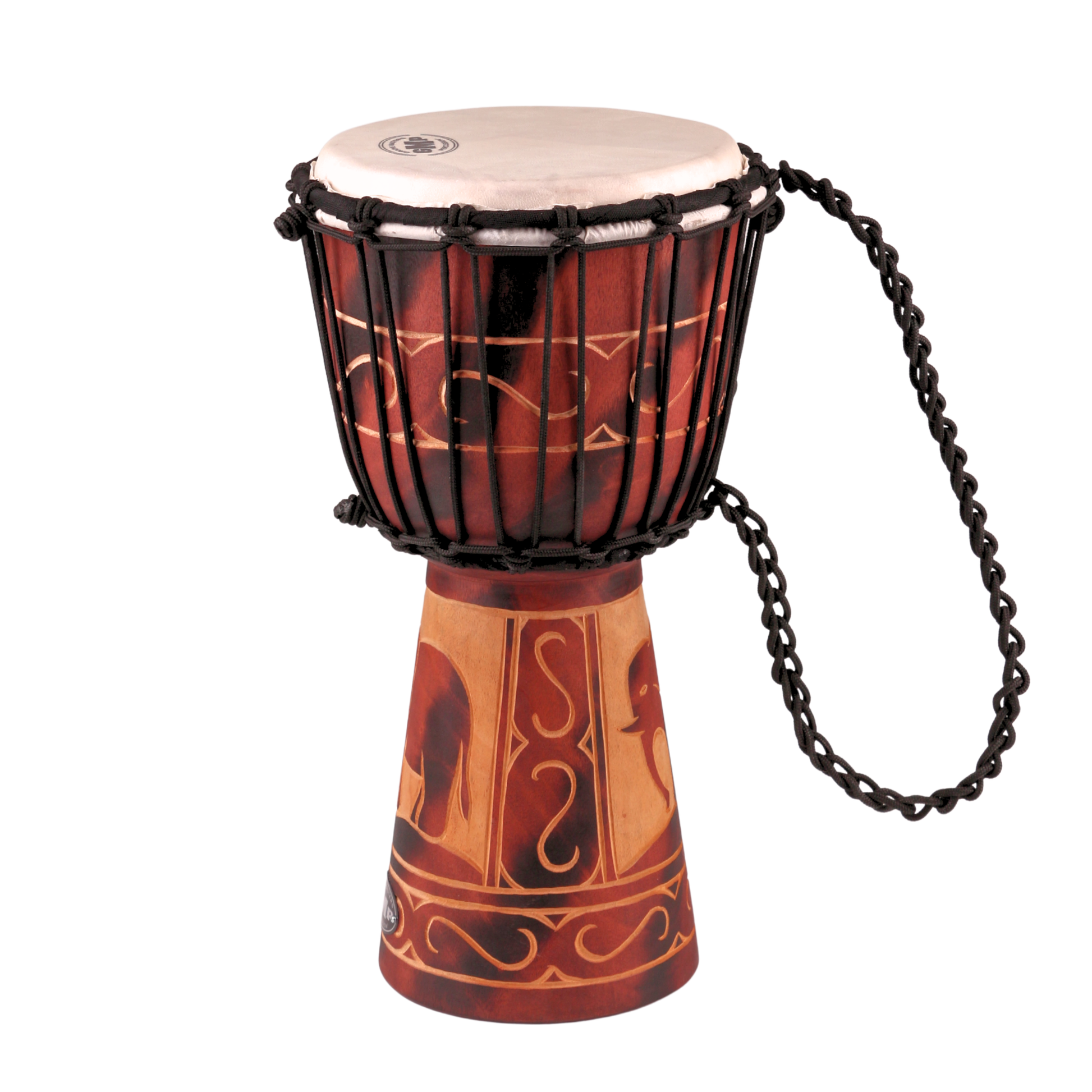 GMP Elephant motif Djembe - DJ(choose size)ZC-B2 - Groove Masters Percussion
