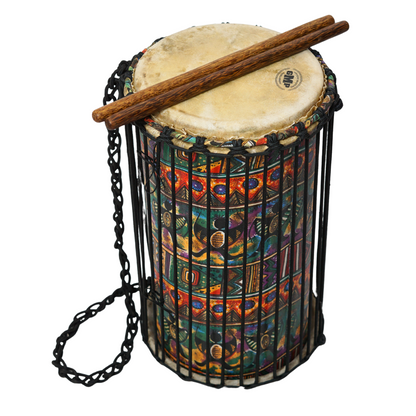 GMP Rope-tuned Fibreglass Djun - FDD-(3 sizes) - 10’’ - Hand Drums