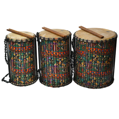 GMP Rope-tuned Fibreglass Djun - FDD-(3 sizes) - Hand Drums