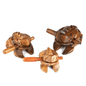GUIROS | GMP FROG GUIRO FAMILY 3-PIECE SET | HAND-CARVED WOODEN PERCUSSION
