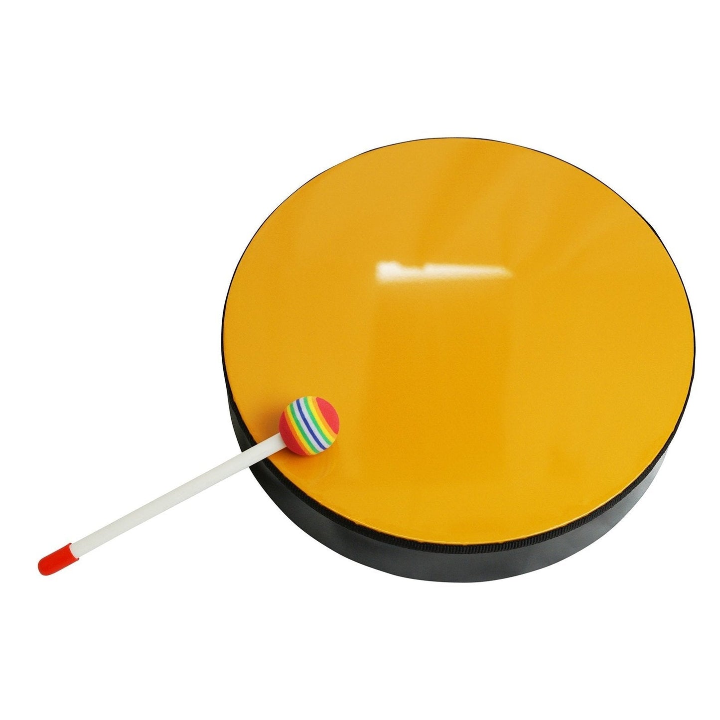 GMP Hand Held Drum w/ Mallet, Orange (4 Sizes) - Empire Music Co. Ltd--Groove Masters Percussion