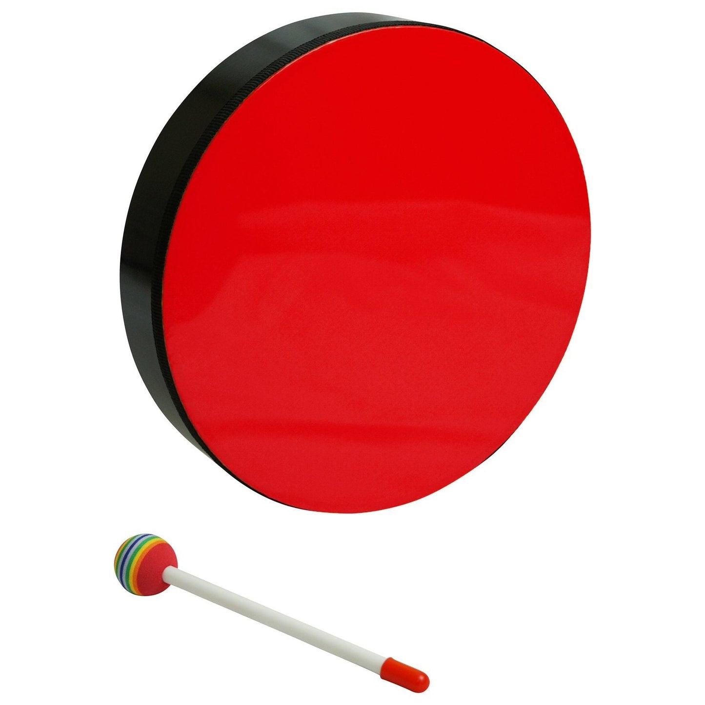 GMP Hand Held Drum w/ Mallet, Red (4 Sizes) - Empire Music Co. Ltd-Musical Instrument-Groove Masters Percussion