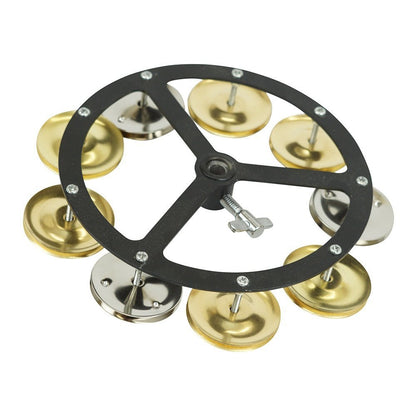 GMP Hi Hat Tambourine w/ Brass & Steel Jingles - FL-HI36-BRS - Empire Music Co. Ltd-tambourine-Groove Masters Percussion