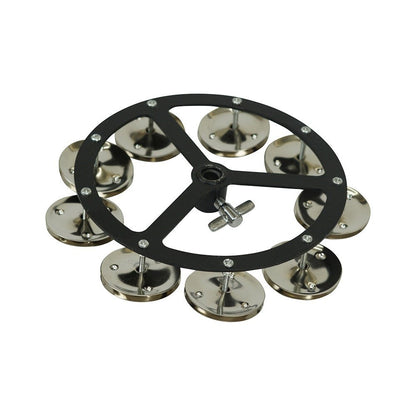 GMP Hi Hat Tambourine w/ Steel Jingles - FL-HI-STL - Empire Music Co. Ltd-tambourine-Groove Masters Percussion