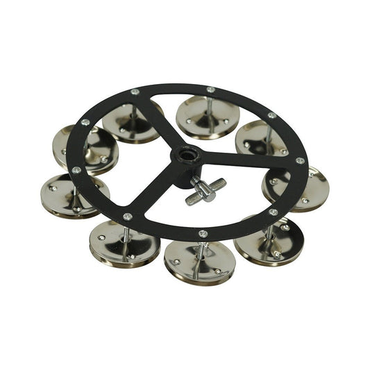 GMP Hi Hat Tambourine w/ Steel Jingles - FL-HI-STL - tambourine