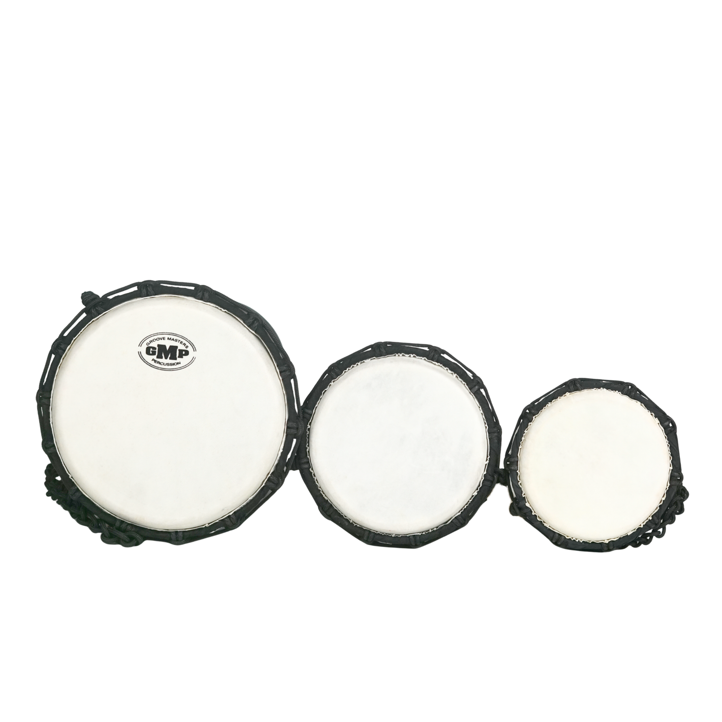 GMP Mahogany Djembe - Ocean Scene Carving - DJ(choose size)CP - Groove Masters Percussion