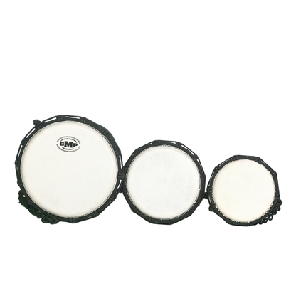 GMP Mahogany Djembe - Ocean Scene Carving - DJ(choose size)CP - Groove Masters Percussion